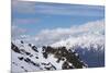 Cloudy Mountain Landscape of Krasnaya Polyana, Sochi, Russia-wasja-Mounted Photographic Print