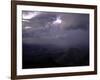 Cloudy Mountain Range, Madagascar-Michael Brown-Framed Photographic Print