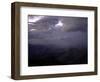 Cloudy Mountain Range, Madagascar-Michael Brown-Framed Photographic Print