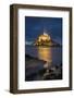 Cloudy sky at dusk, Mont-St-Michel, UNESCO World Heritage Site, Normandy, France, Europe-Francesco Vaninetti-Framed Photographic Print