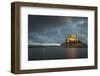 Cloudy sky at dusk, Mont-St-Michel, UNESCO World Heritage Site, Normandy, France, Europe-Francesco Vaninetti-Framed Photographic Print