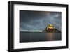 Cloudy sky at dusk, Mont-St-Michel, UNESCO World Heritage Site, Normandy, France, Europe-Francesco Vaninetti-Framed Photographic Print