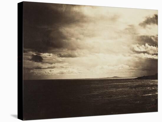 Cloudy Sky, Mediterranean Sea, 1857-Gustave Le Gray-Stretched Canvas