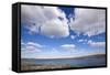 Cloudy Sky over Body of Water-Momatiuk - Eastcott-Framed Stretched Canvas