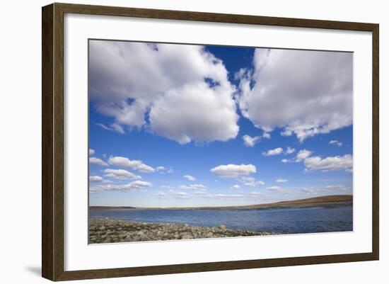 Cloudy Sky over Body of Water-Momatiuk - Eastcott-Framed Photographic Print