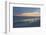 Cloudy Sunset on Crescent Beach, Siesta Key, Sarasota, Florida, USA-Bernard Friel-Framed Photographic Print