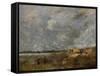 Cloudy Weather at Pas-De-Calais-Jean-Baptiste-Camille Corot-Framed Stretched Canvas