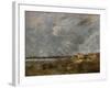 Cloudy Weather at Pas-De-Calais-Jean-Baptiste-Camille Corot-Framed Giclee Print