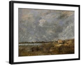 Cloudy Weather at Pas-De-Calais-Jean-Baptiste-Camille Corot-Framed Giclee Print