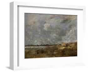 Cloudy Weather at Pas-De-Calais-Jean-Baptiste-Camille Corot-Framed Giclee Print