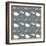 Cloudy with a Chance of Love-Joanne Paynter Design-Framed Giclee Print