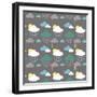 Cloudy with a Chance of Love-Joanne Paynter Design-Framed Giclee Print