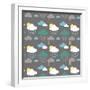 Cloudy with a Chance of Love-Joanne Paynter Design-Framed Giclee Print