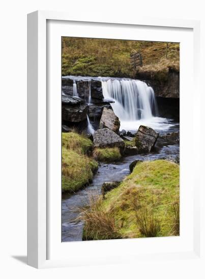 Clough Force on Grisedale Beck Near Garsdale Head-Mark-Framed Photographic Print