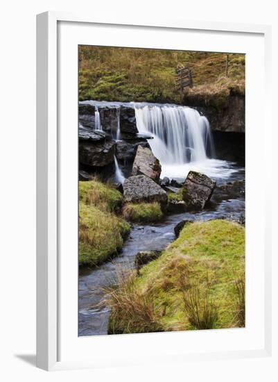 Clough Force on Grisedale Beck Near Garsdale Head-Mark-Framed Photographic Print