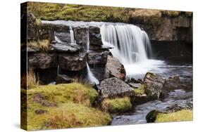 Clough Force on Grisedale Beck Near Garsdale Head-Mark-Stretched Canvas