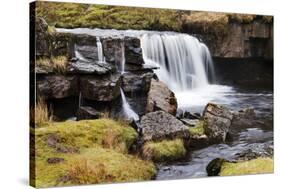 Clough Force on Grisedale Beck Near Garsdale Head-Mark-Stretched Canvas