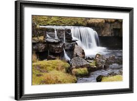 Clough Force on Grisedale Beck Near Garsdale Head-Mark-Framed Photographic Print