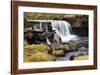 Clough Force on Grisedale Beck Near Garsdale Head-Mark-Framed Photographic Print