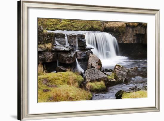 Clough Force on Grisedale Beck Near Garsdale Head-Mark-Framed Photographic Print