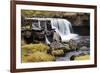 Clough Force on Grisedale Beck Near Garsdale Head-Mark-Framed Photographic Print