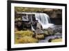 Clough Force on Grisedale Beck Near Garsdale Head-Mark-Framed Photographic Print