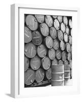 Clove Oil in Drums Ready For Exporting-Eliot Elisofon-Framed Photographic Print