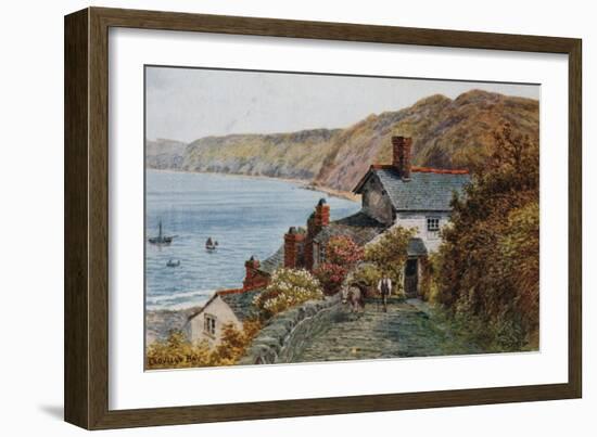 Clovelly Bay-Alfred Robert Quinton-Framed Giclee Print