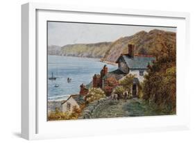 Clovelly Bay-Alfred Robert Quinton-Framed Giclee Print