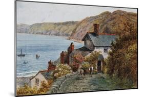 Clovelly Bay-Alfred Robert Quinton-Mounted Giclee Print