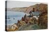 Clovelly Bay-Alfred Robert Quinton-Stretched Canvas