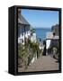 Clovelly, Devon, England, United Kingdom, Europe-Jeremy Lightfoot-Framed Stretched Canvas