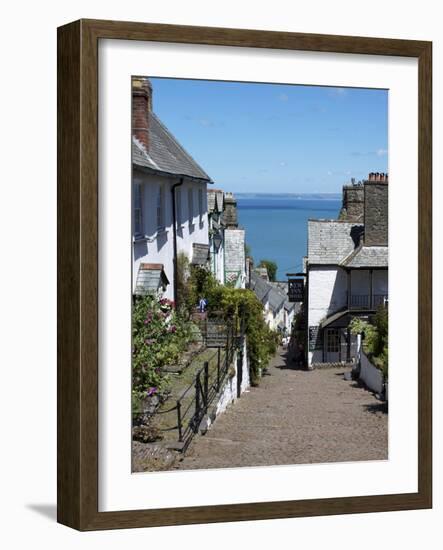 Clovelly, Devon, England, United Kingdom, Europe-Jeremy Lightfoot-Framed Photographic Print