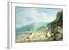 Clovelly, Devon-John White Abbott-Framed Giclee Print