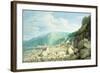 Clovelly, Devon-John White Abbott-Framed Giclee Print