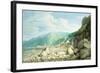 Clovelly, Devon-John White Abbott-Framed Giclee Print