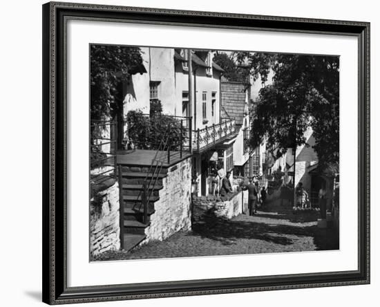 Clovelly, North Devon-Fred Musto-Framed Photographic Print