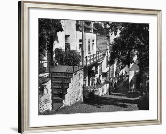 Clovelly, North Devon-Fred Musto-Framed Photographic Print