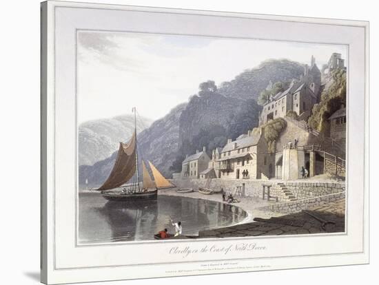 Clovelly, on the Coast of North Devon, 1814-William Daniell-Stretched Canvas