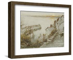 Clovelly-Albert Goodwin-Framed Giclee Print