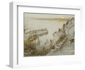 Clovelly-Albert Goodwin-Framed Giclee Print