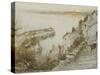 Clovelly-Albert Goodwin-Stretched Canvas