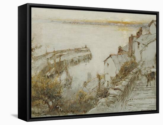 Clovelly-Albert Goodwin-Framed Stretched Canvas