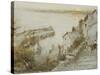 Clovelly-Albert Goodwin-Stretched Canvas