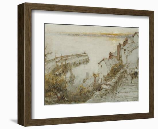 Clovelly-Albert Goodwin-Framed Giclee Print