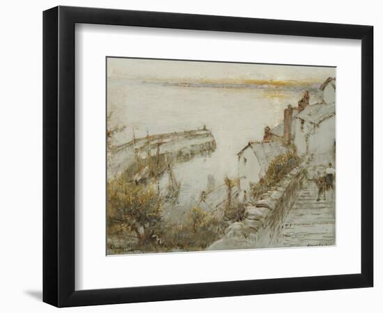 Clovelly-Albert Goodwin-Framed Giclee Print