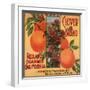 Clover Brand - Redlands, California - Citrus Crate Label-Lantern Press-Framed Art Print