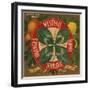 Clover Leaf Brand - Riverside, California - Citrus Crate Label-Lantern Press-Framed Art Print