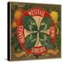 Clover Leaf Brand - Riverside, California - Citrus Crate Label-Lantern Press-Stretched Canvas