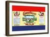 Clover Valley Brand Sterilized Evaporated Milk-null-Framed Art Print